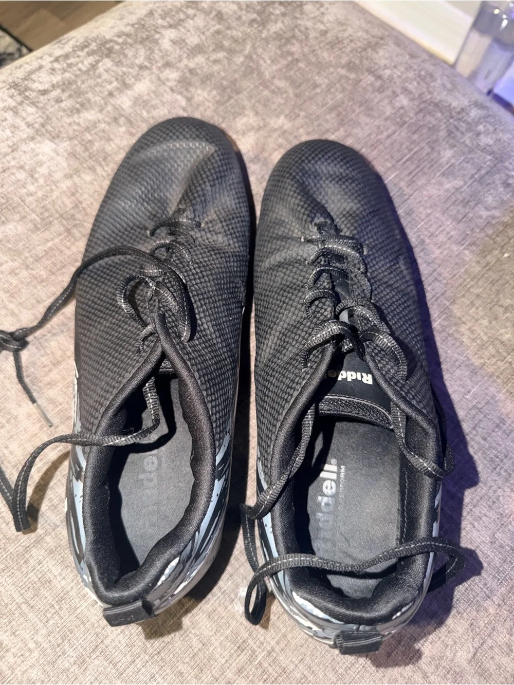 Riddell Black Athletic Cleats‎ 11.5